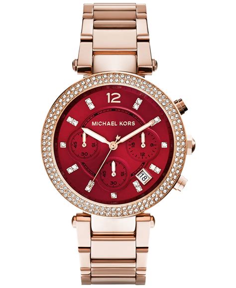 michael kors mk1021 11686q|rose parker bracelet watch.